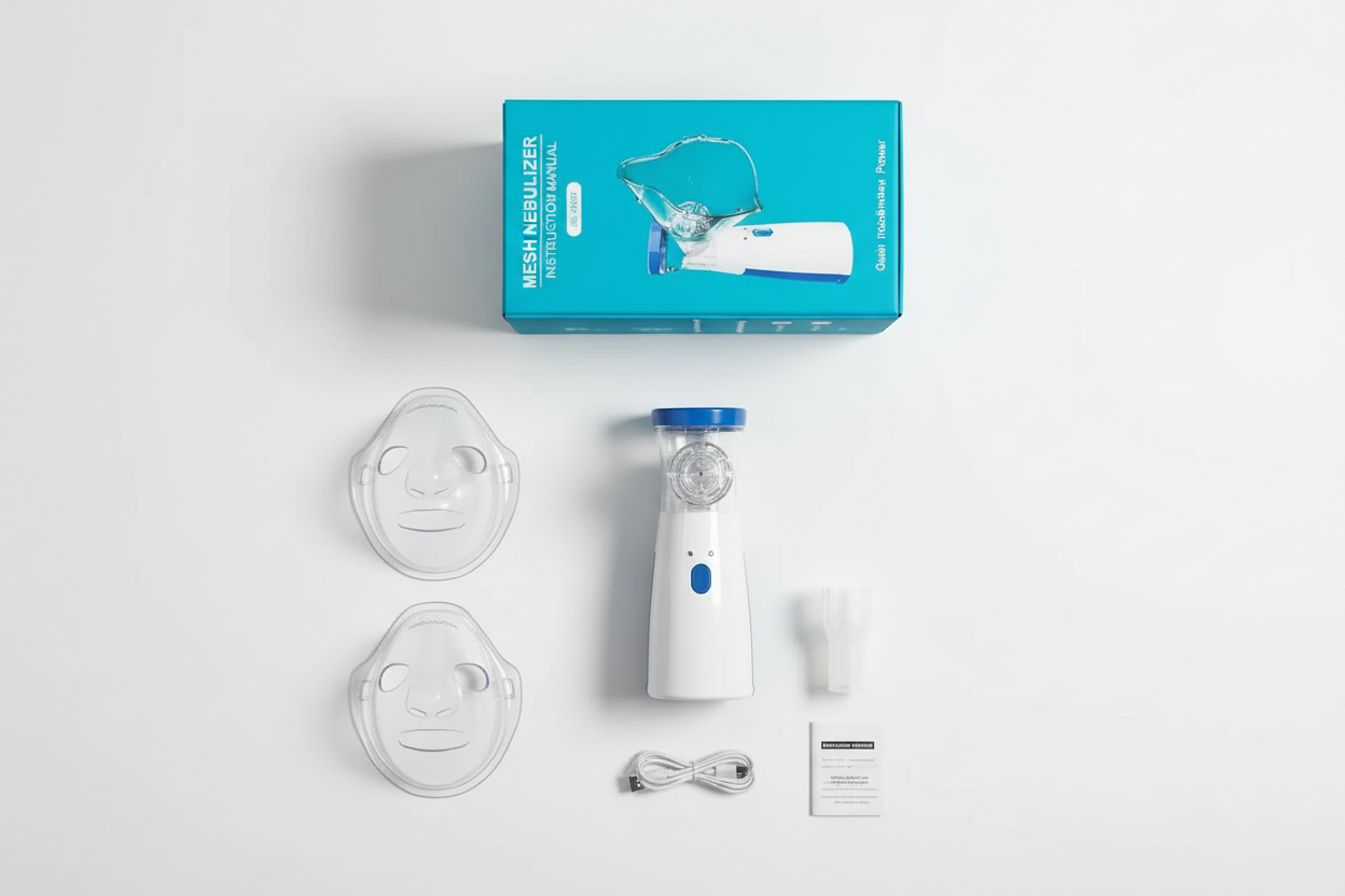 Mesh Nebulizer - Flat Lay