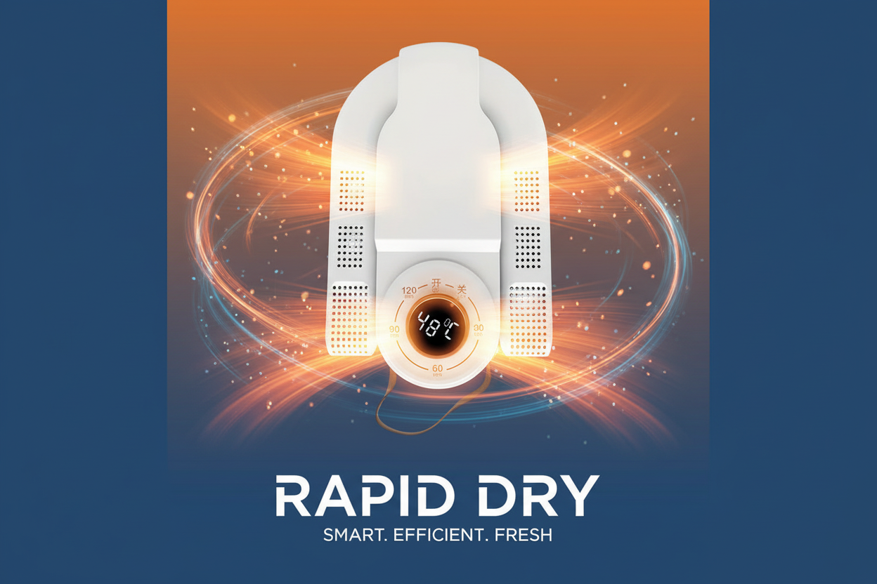 Electric Shoe Dryer - Bold Ad Poster