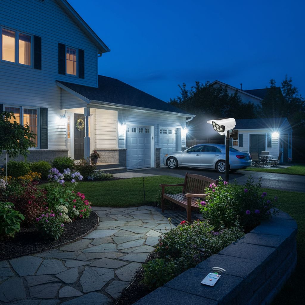 Multiple lights installed