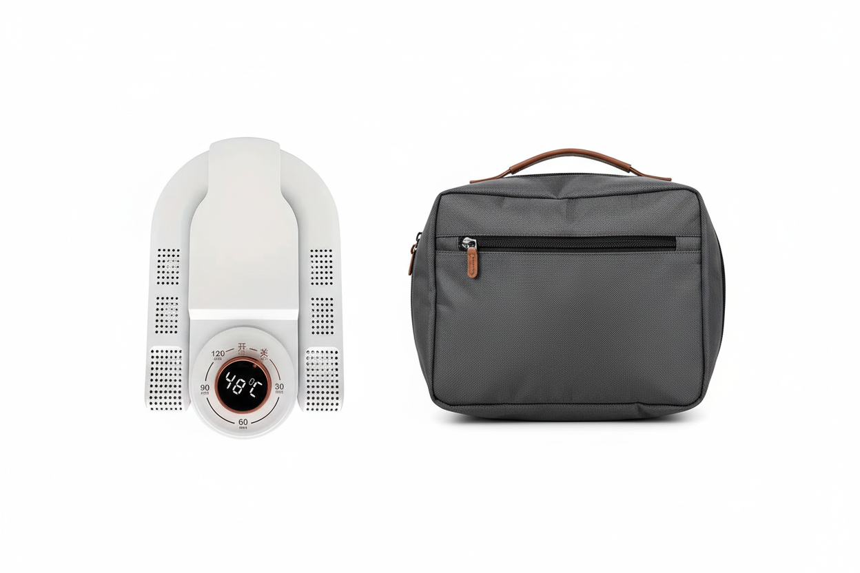 Electric Shoe Dryer - Compact Flat Lay