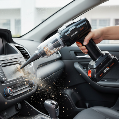 Powerful suction cleaning dashboard