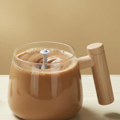 Automatic stirring in action