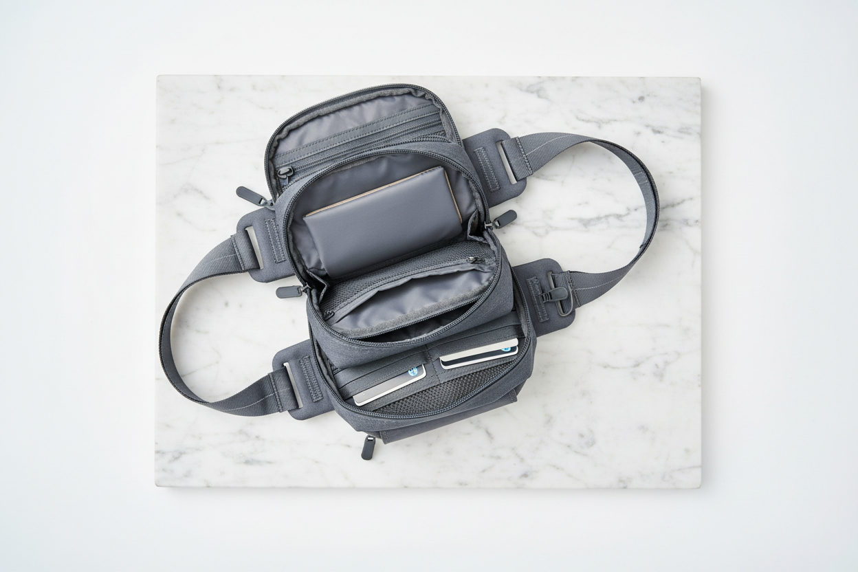 Mini Sling Bag - Flat Lay Product Shot