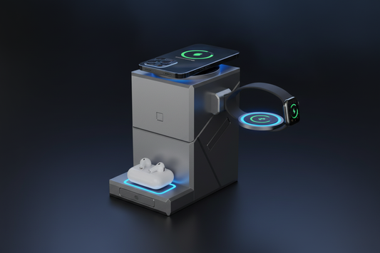 3-in-1 Charging Station - Dark Hero Shot