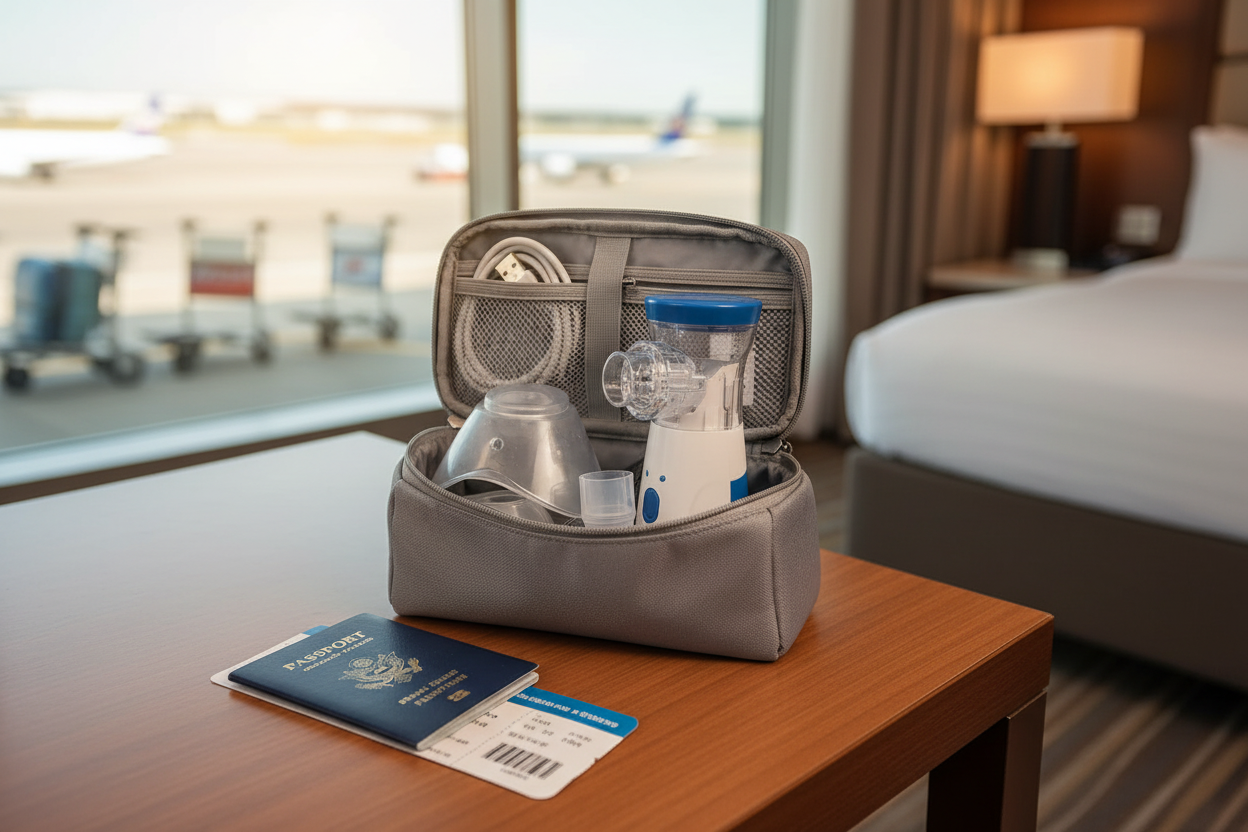 Mesh Nebulizer - Travel Scene